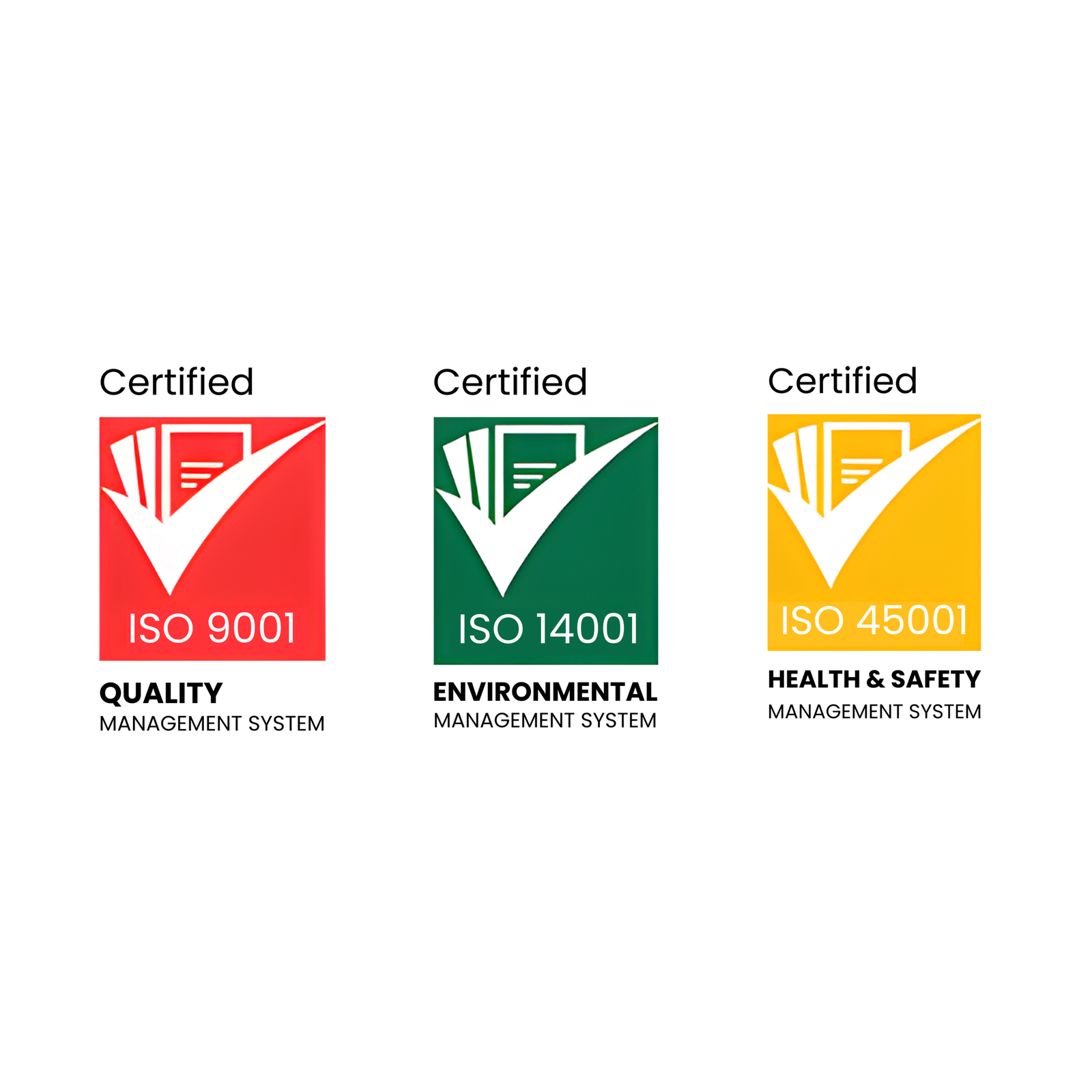 ISO Logos Golden Facility Services